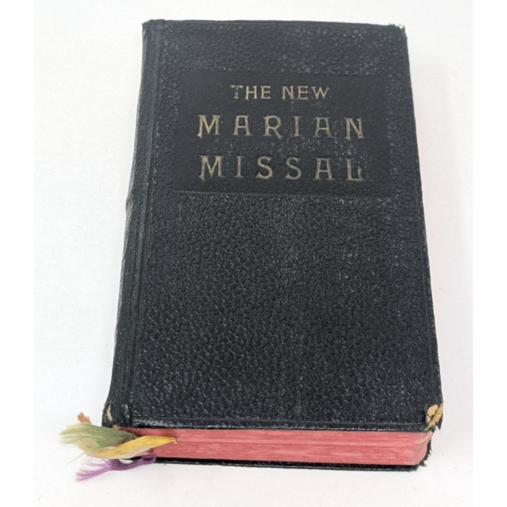 Vintage 1953 The New‎ Marian Missal for Daily Mass Fr. Juergens Regina Press